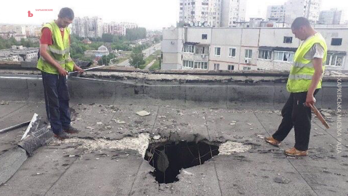 Харьковские коммунальщики продолжают устранять последствия вражеских обстрелов