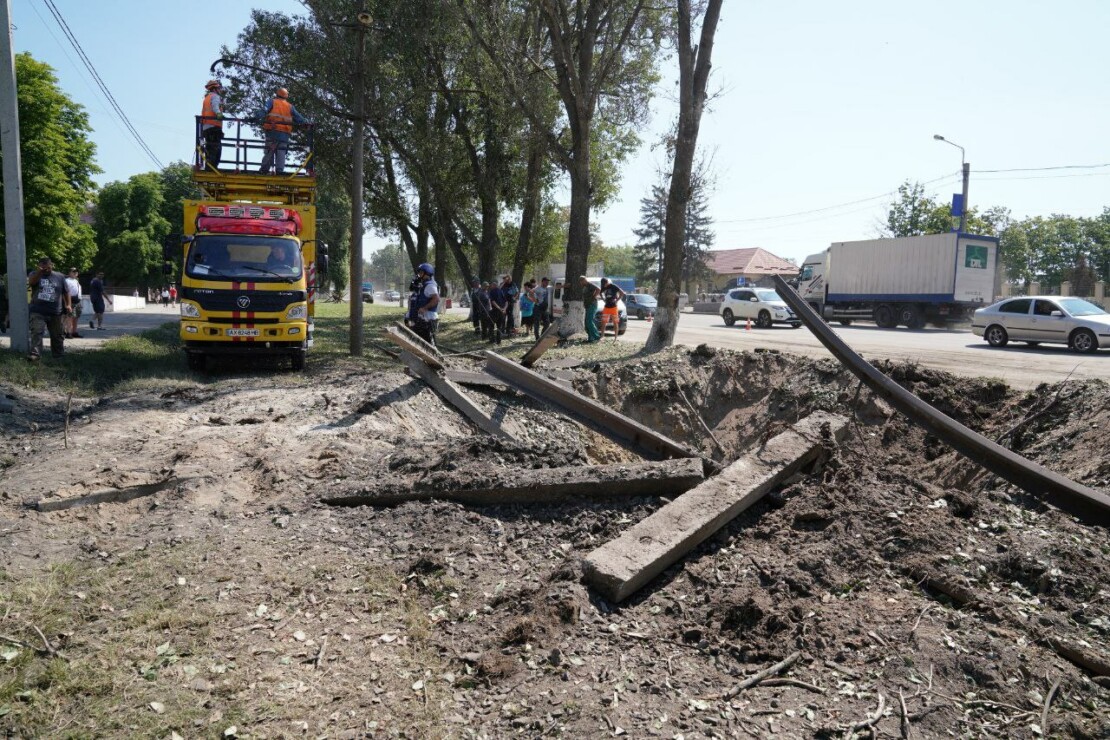 Наслідки ракетного обстрілу Холодногірського району Харкова