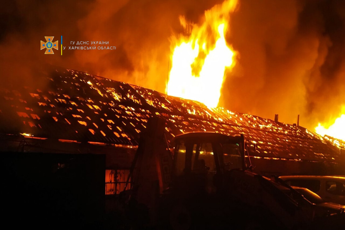 На Харківщині через обстріли сталося сім пожеж — ДСНС