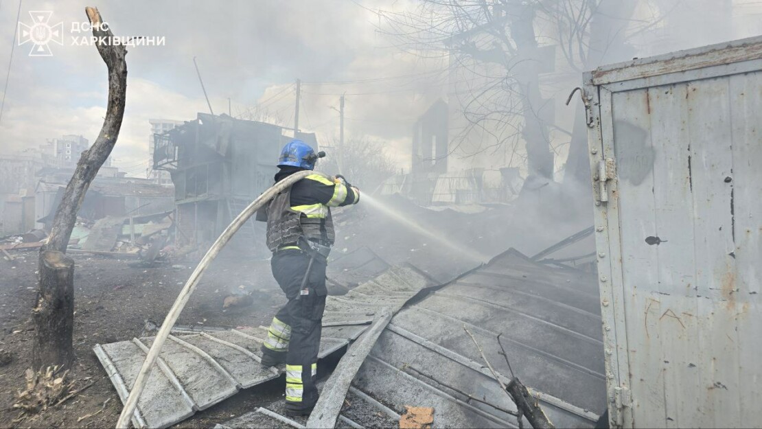 На Харківщині через обстріли сталося шість пожеж — ДСНС