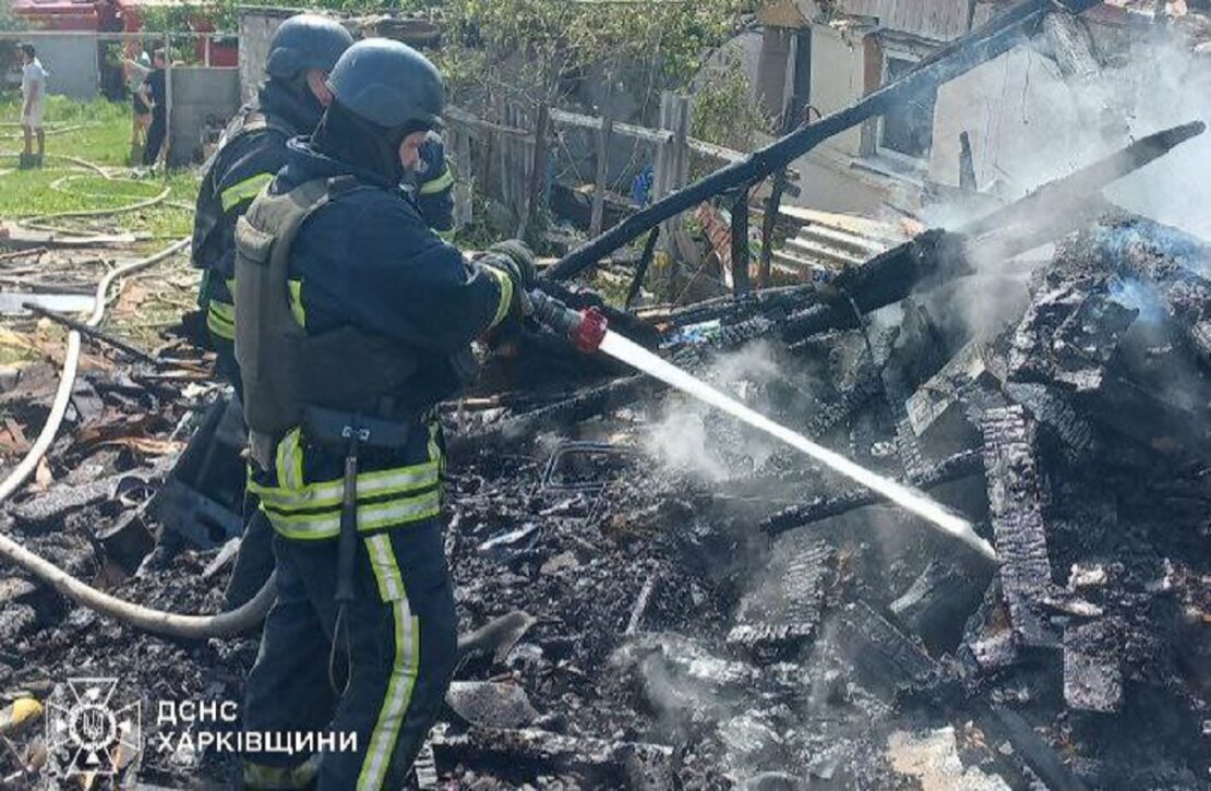 Через обстріли сталися пожежі у Харкові, Слатиному та Куп'янську