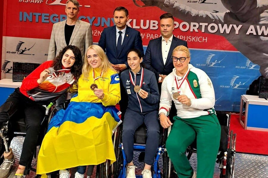 Харківські паралімпійці тріумфували на Кубку світу з фехтування у Варшаві