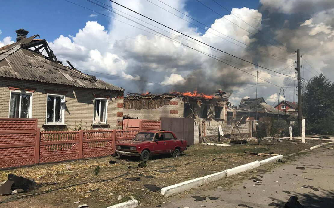 Обстріл Золочева на Харківщині 15.08.24 - є постраждалі