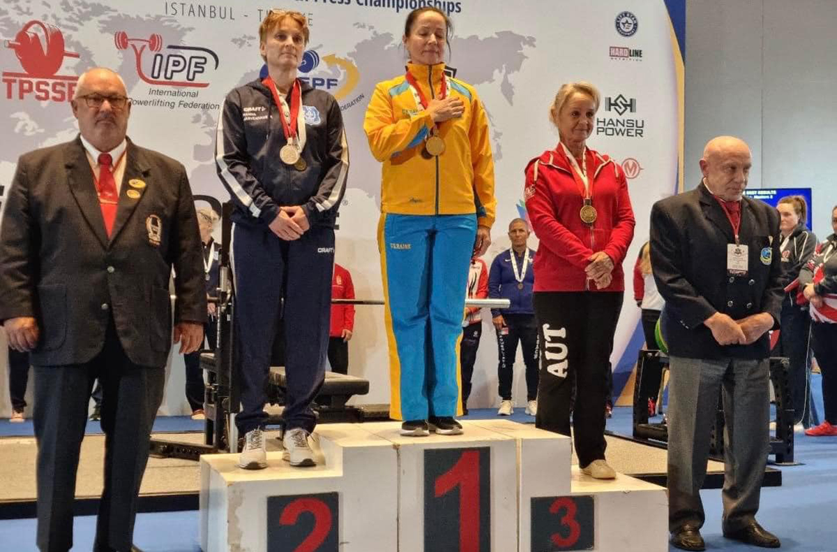 Харків'янка здобула "золото" чемпіонату Європи з жиму лежачи