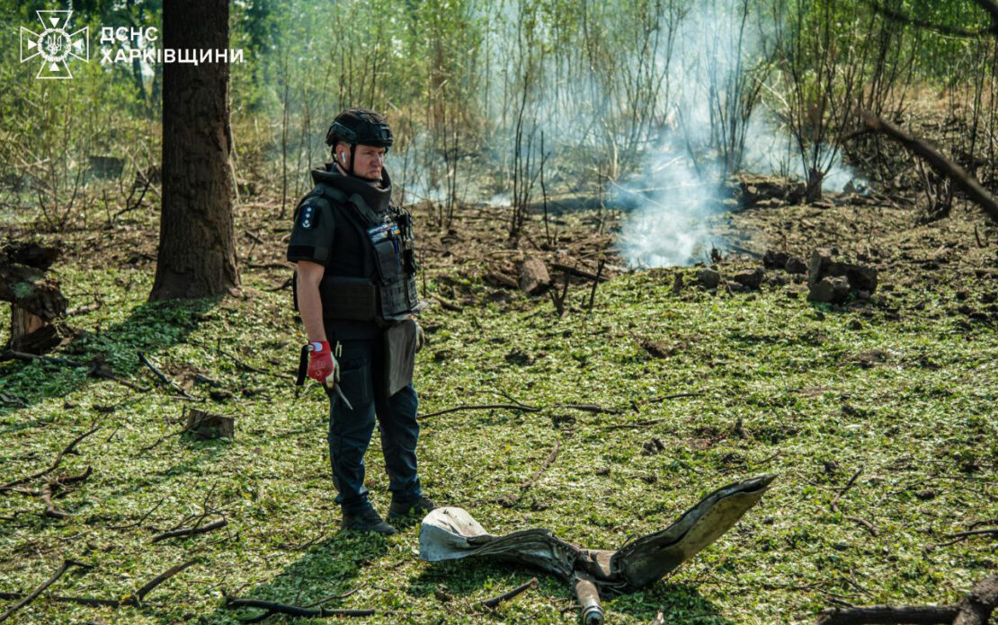 У Харкові сапери вилучили залишки ворожої ракети