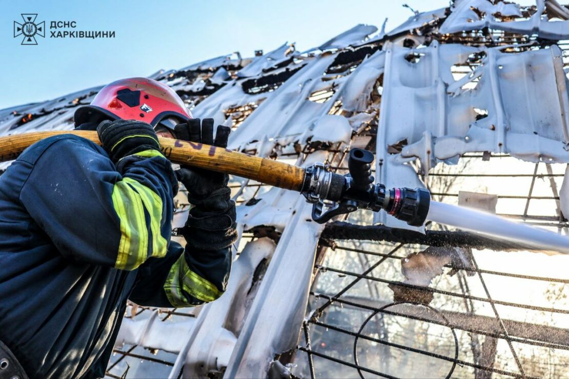 У Харкові горів ангар в Слобідському районі - ДСНС