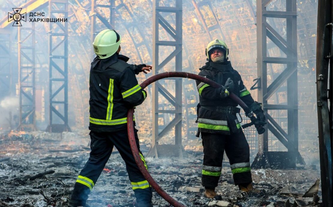 У Харкові горів ангар в Слобідському районі - ДСНС