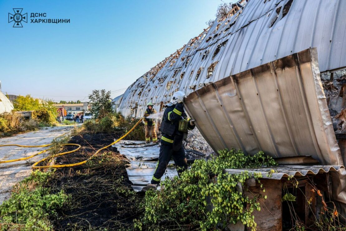 У Харкові горів ангар в Слобідському районі - ДСНС