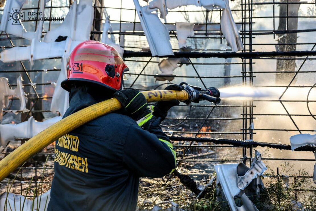 У Харкові горів ангар в Слобідському районі - ДСНС