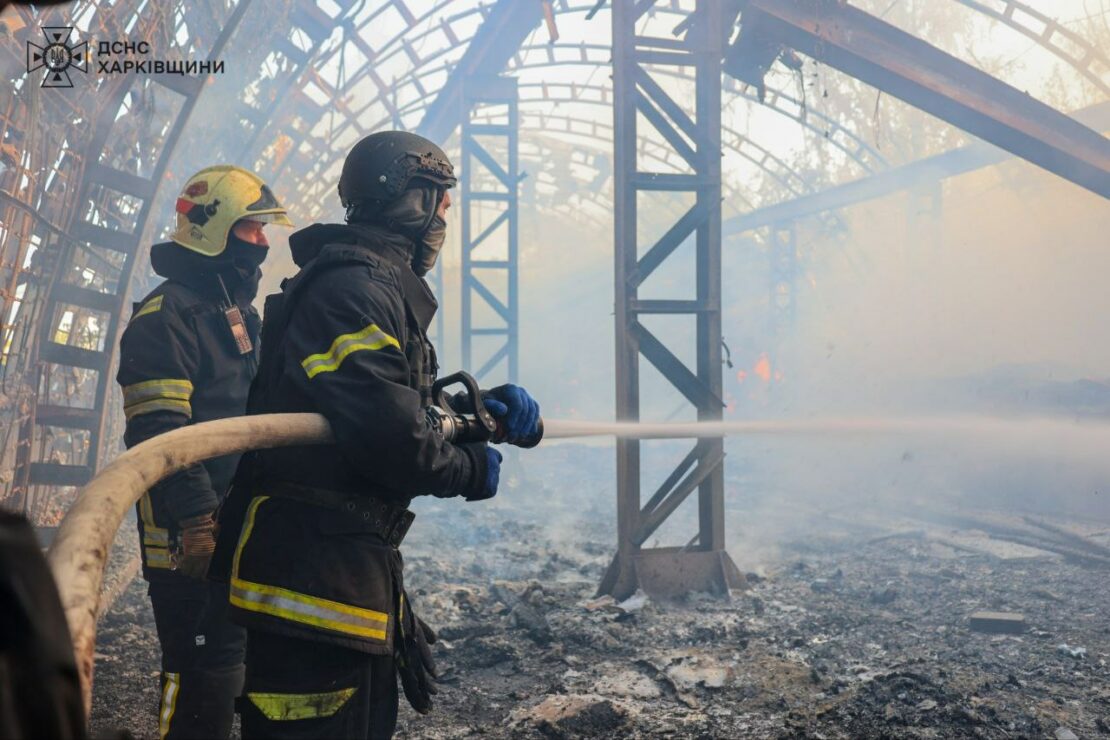 У Харкові горів ангар в Слобідському районі - ДСНС