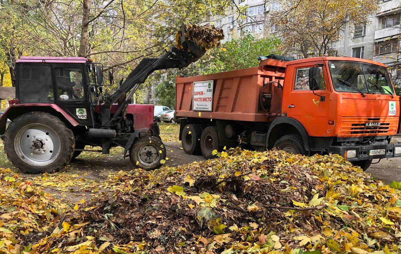 У серпня з Харкова вивезли понад 120 тисяч кубометрів сміття