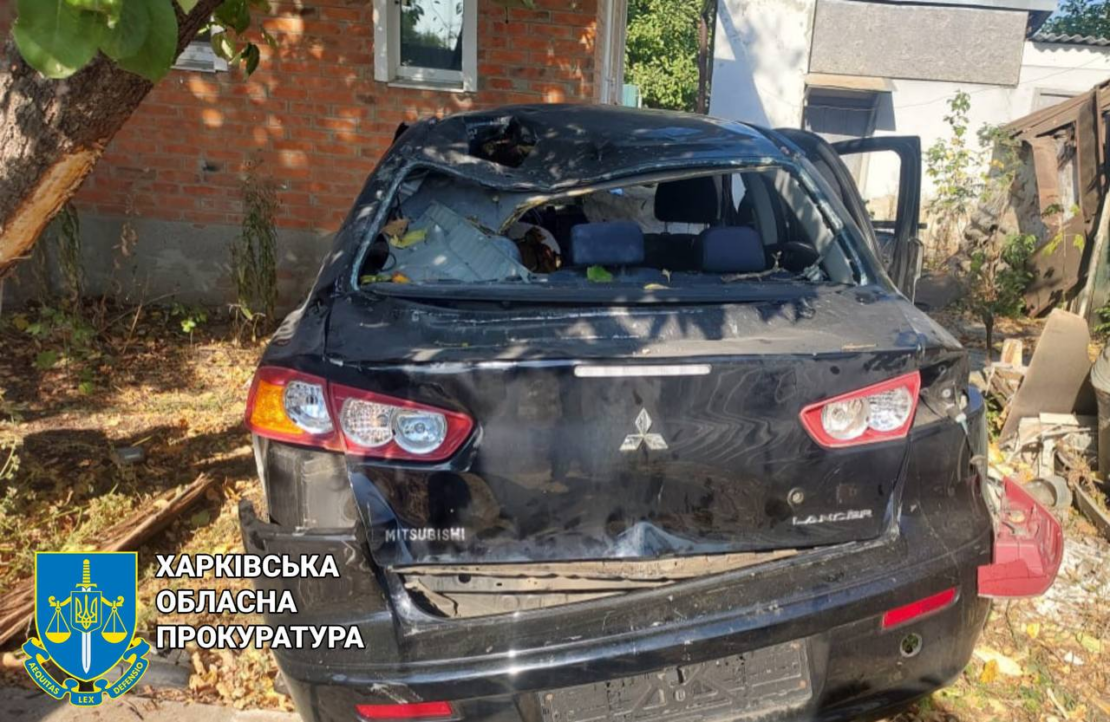 У Козачій Лопані окупанти направили дрон у цивільний автомобіль