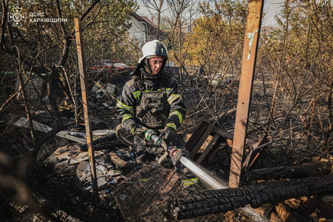 Рятувальники ліквідували масштабну пожежу в екосистемі села Черкаські Тишки