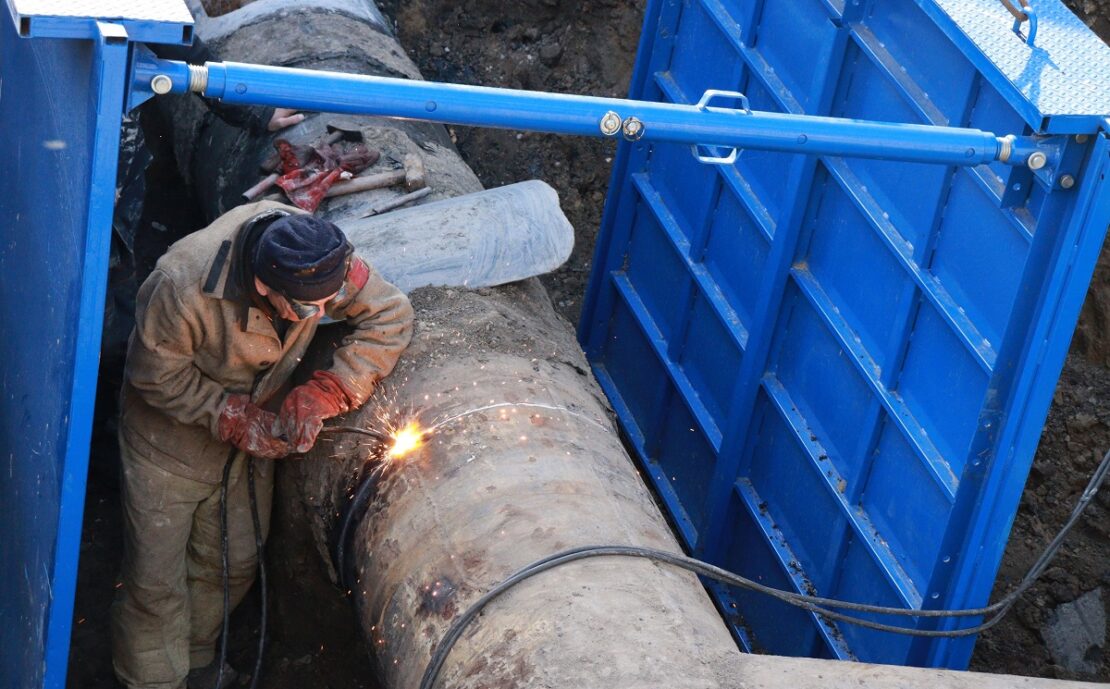 У Харкові замінили пошкоджену ділянку газопроводу великого діаметру