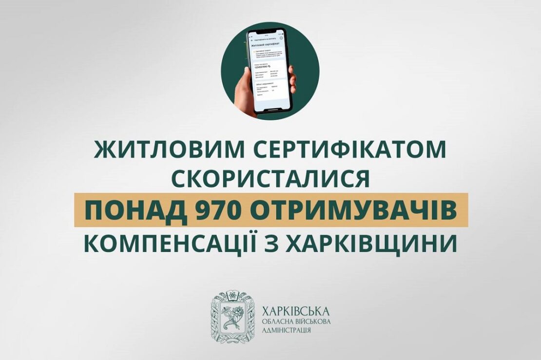 єВідновлення: На Харківщині придбали 845 будинків і квартир