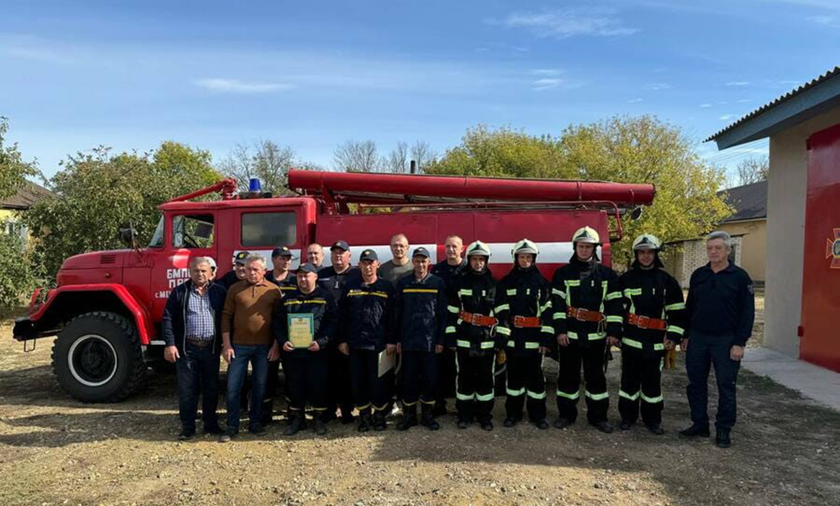 В одній з громад на Харківщині відкрили підрозділ ДСНС