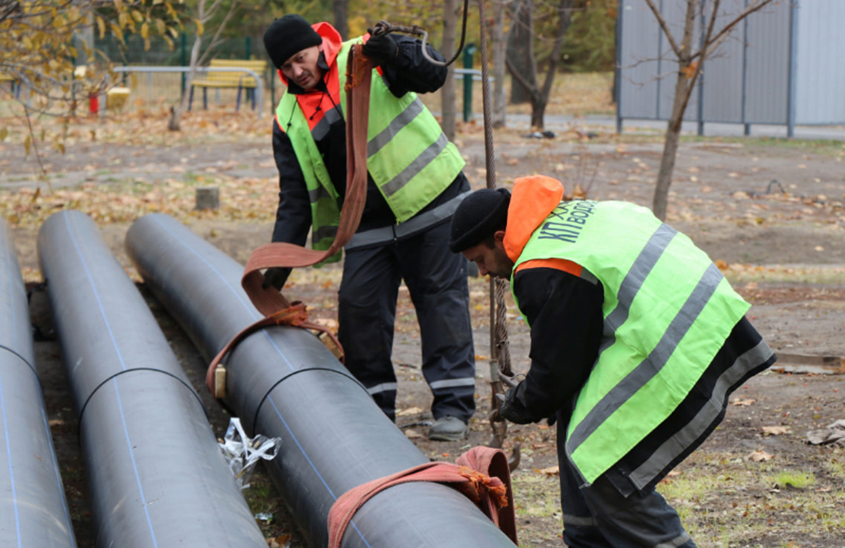 У Немишлянському районі Харкова перекладають водовід