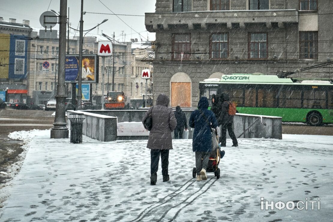 Перший сніг на Харківщині синоптики очікують на початку листопада