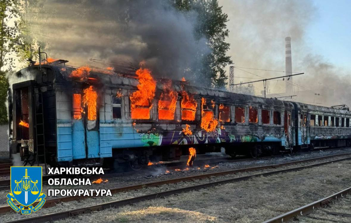 Підпал електропотяга в Харкові: підлітку загрожує в'язниця