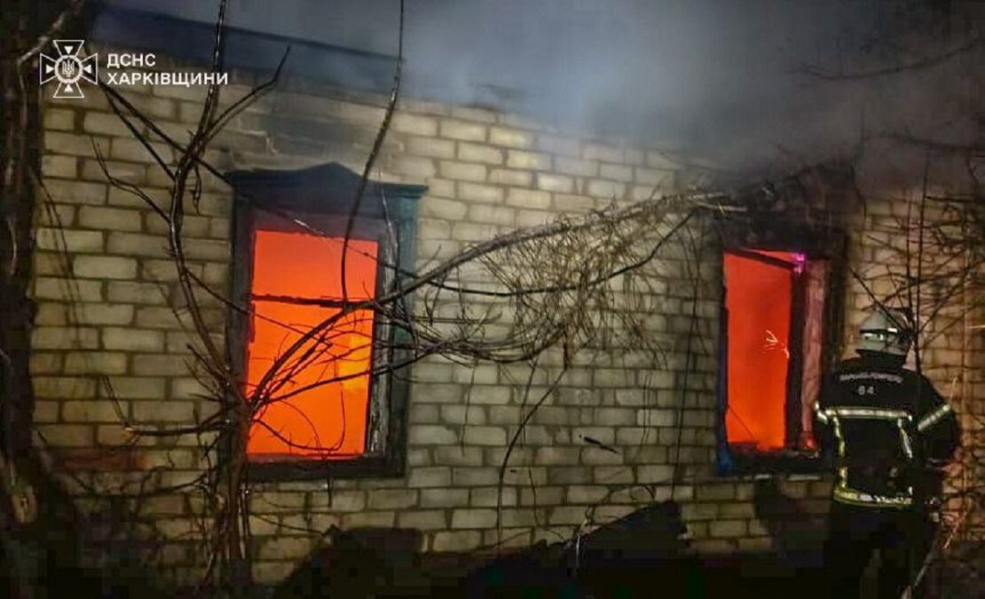 На Харківщині в пожежі 14 січня загинуло двоє чоловіків