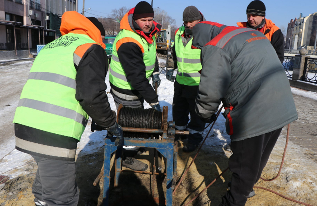 У Харкові обслуговують об'єкти водовідведення