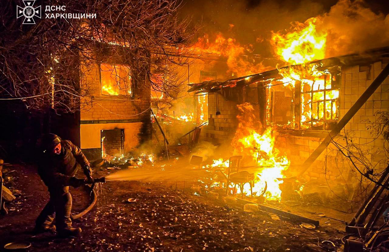 У Куп'янську на Харківщині горів житловий будинок