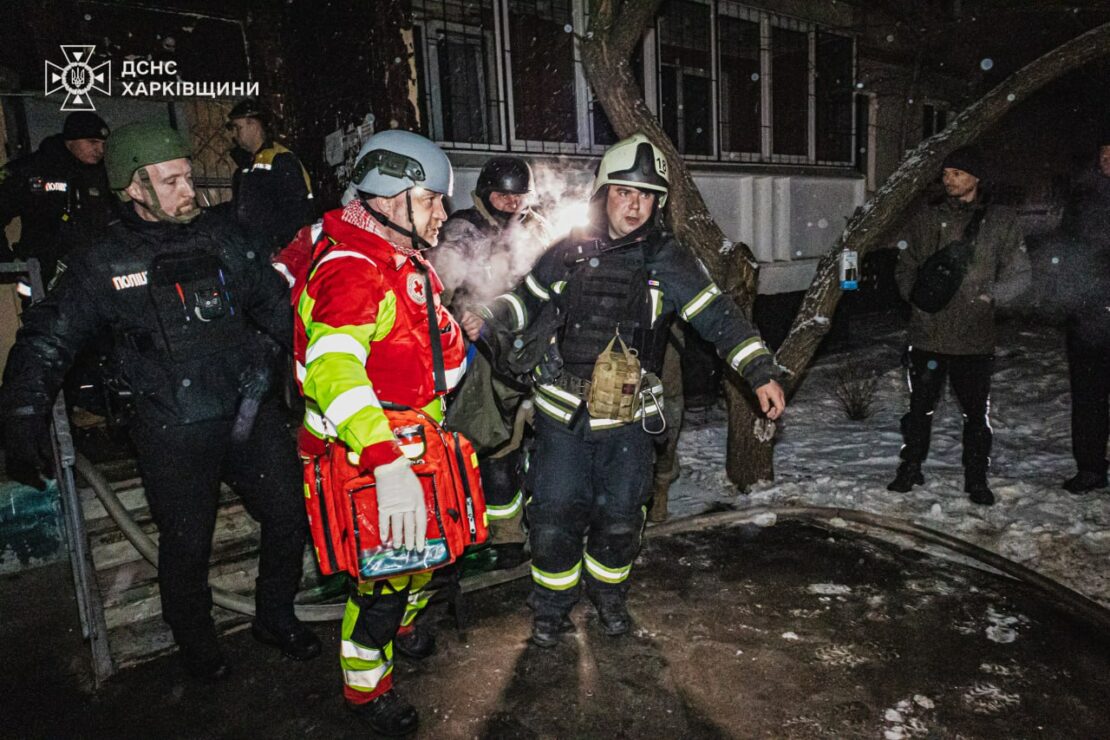 Нічні вибухи у Харкові: ворог атакував БпЛА два райони (фото)