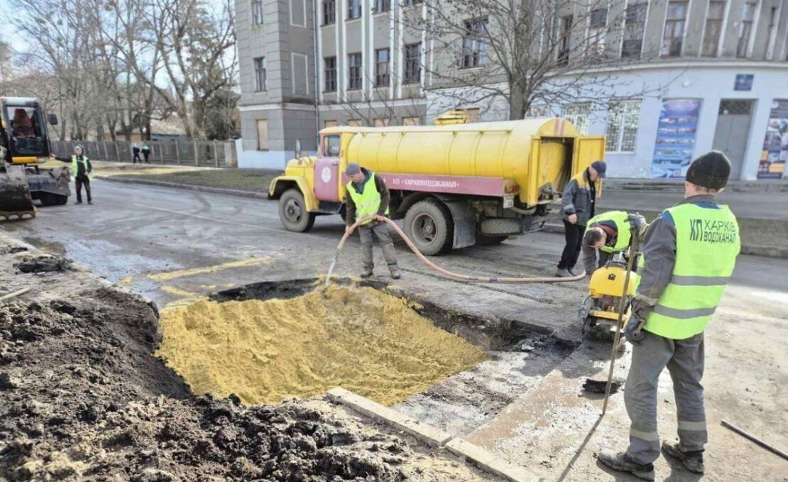 З початку року в Немишлянському районі ліквідували 66 аварій на водоводах