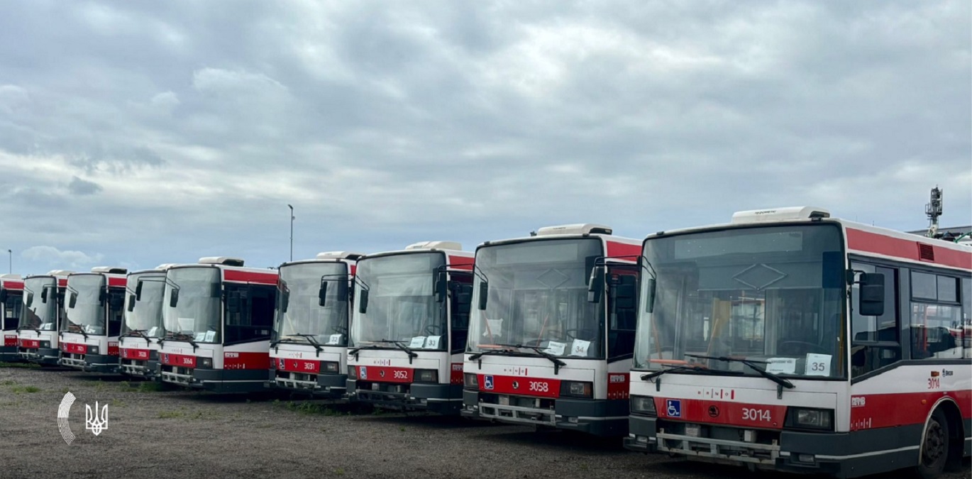 Тролейбуси, які чеське місто Брно подарувало Харкову, вже в дорозі