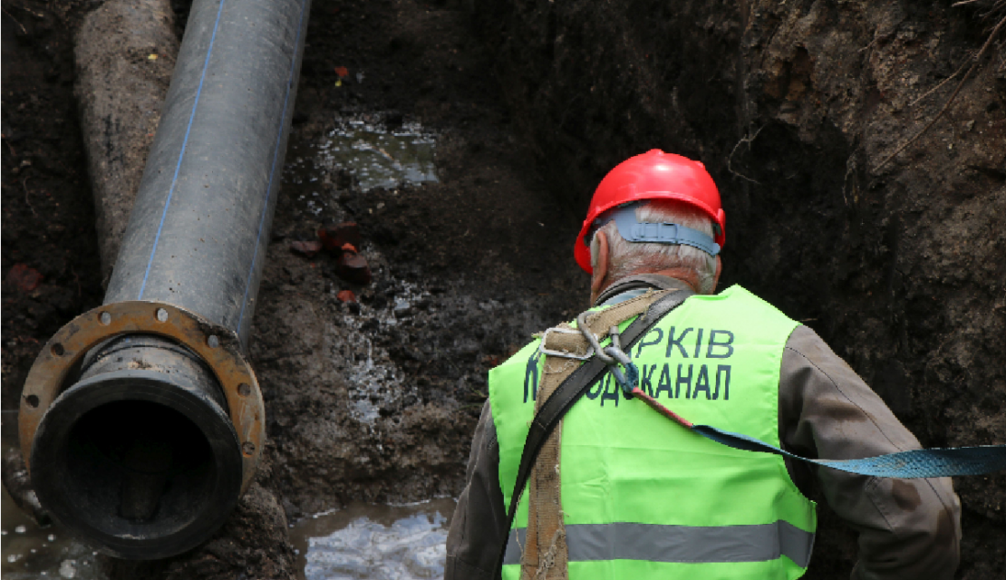На вулиці Драгомирівській у Харкові оновили водовод
