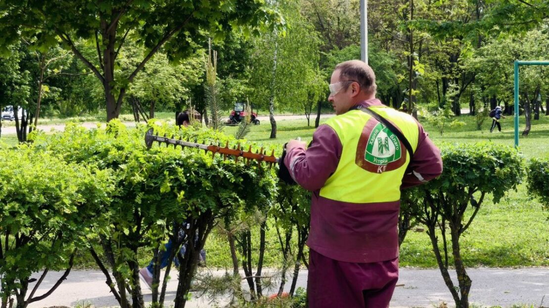 У Харкові комунальники створюють зелені оази у дворах