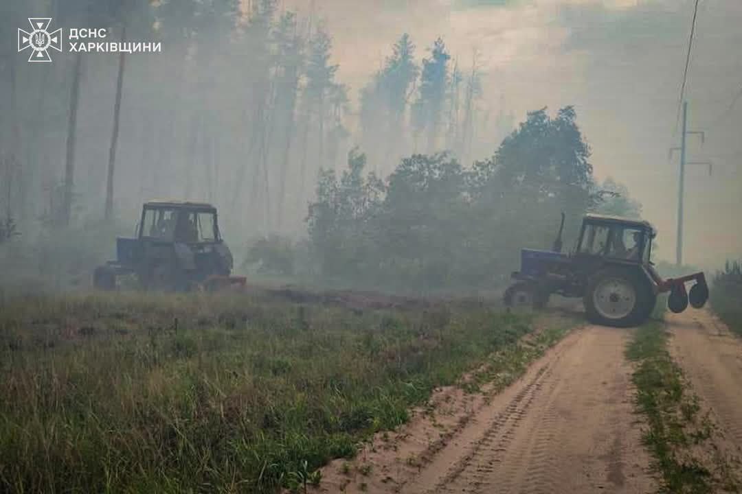 У Харківській області горять ліси (фото)