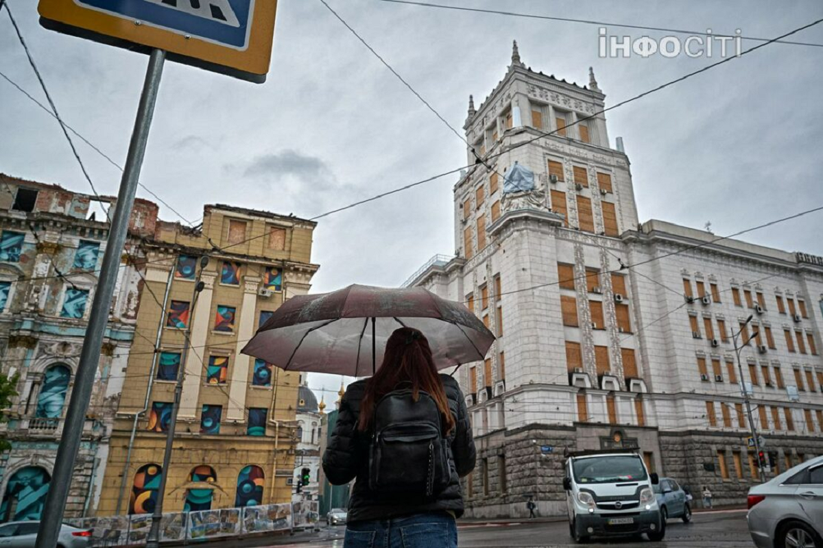 На Харків та область суне негода - гроза та сильний вітер