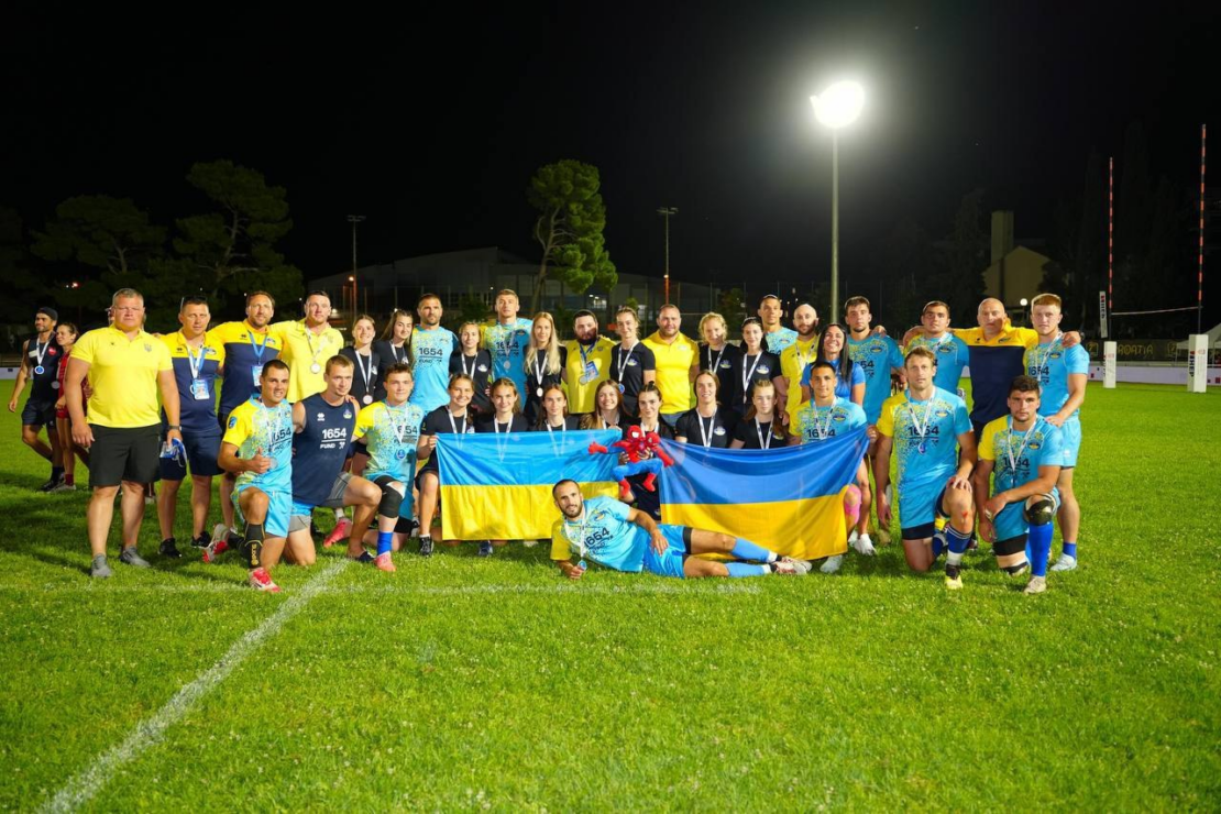 Українські збірні з регбі-7 здобули медалі на старті чемпіонату Європи