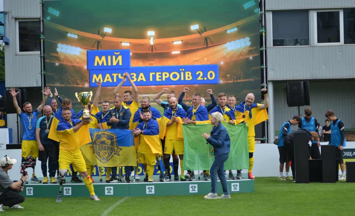 ФК «Незламні» посів друге місце у турнірі з ампфутболу «Мій матч за Героїв 2.0»
