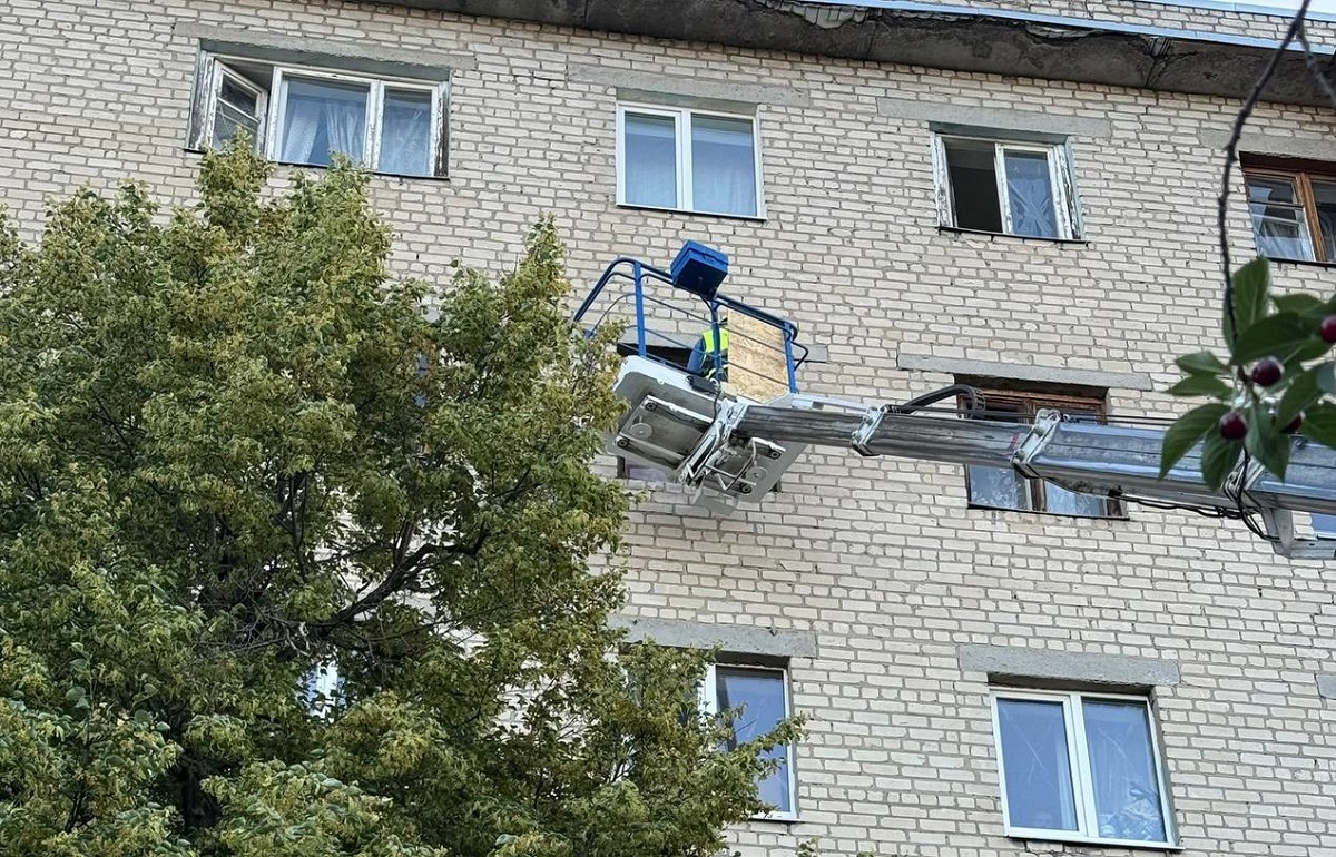 Наслідки нічної атаки дронів в Немишлянському районі Харкова