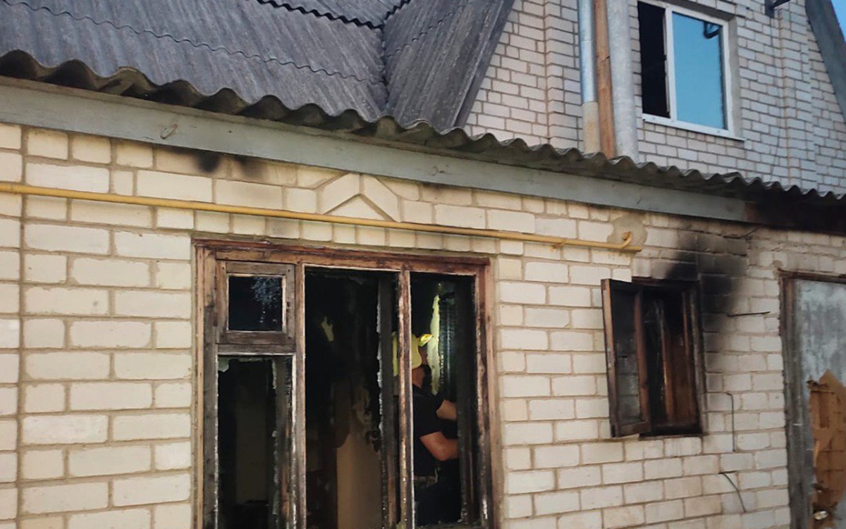П'яний житель Харківщини підпалив приватний будинок