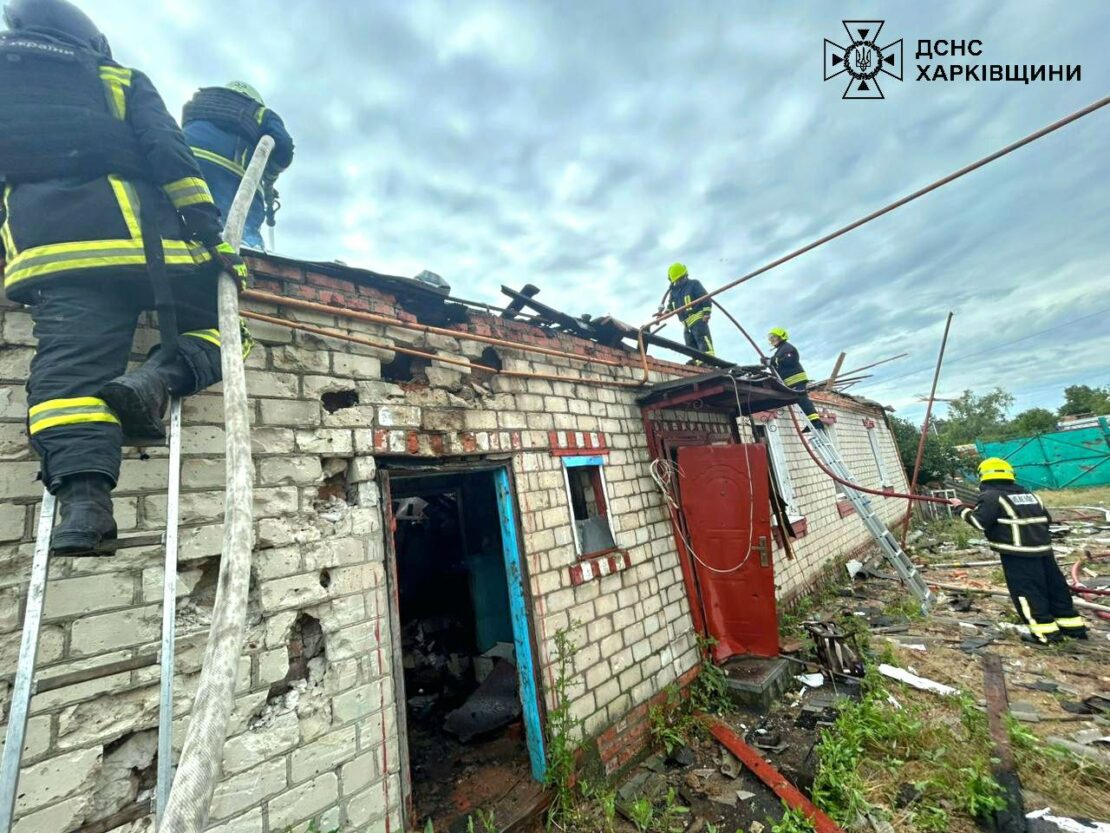 Сьогодні вранці армія рф обстріляла передмістя Харкова (фото)