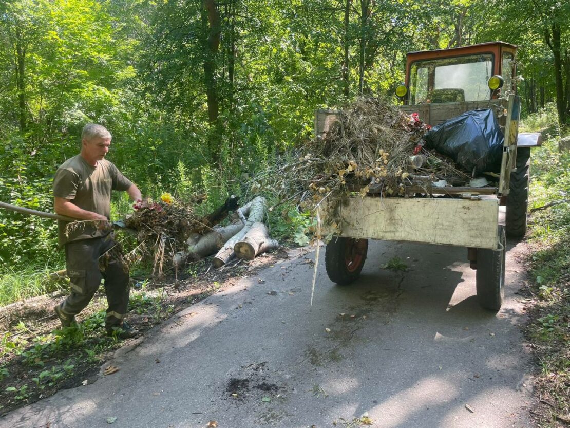 Суботній ураган повалив понад 100 дерев на кладовищах у Харкові