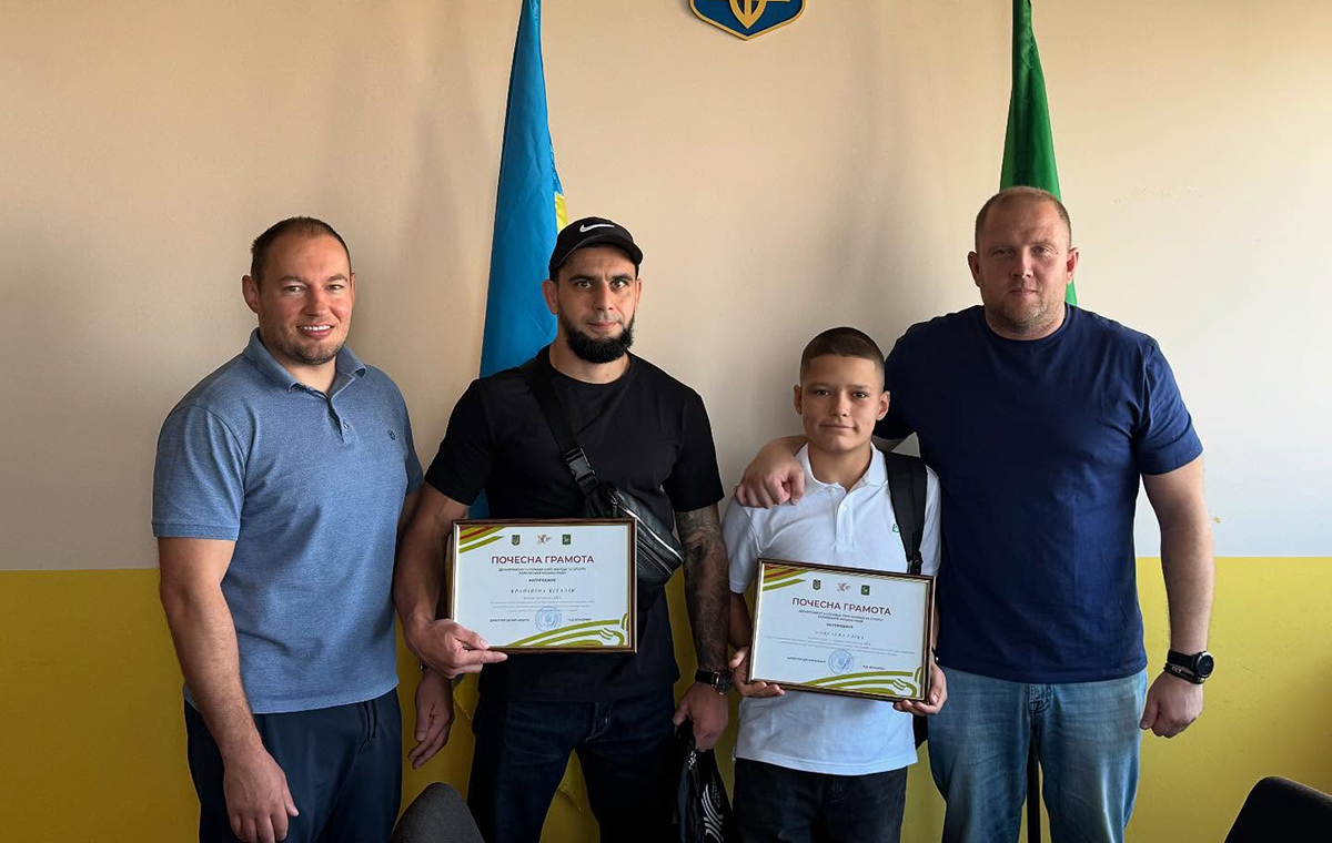Харківський чемпіон Гліб Сапсаєв отримав Почесну грамоту