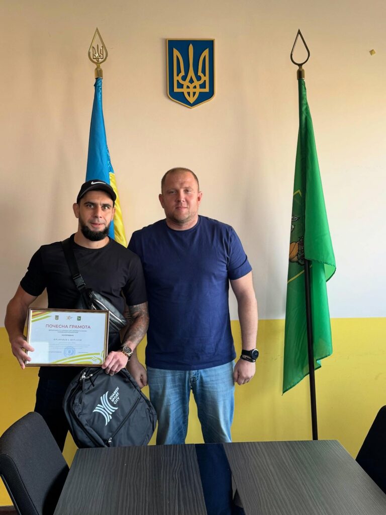 Харківський чемпіон Гліб Сапсаєв отримав Почесну грамоту