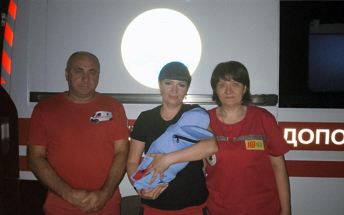 Жителька Харківщини народила дитину вдома 