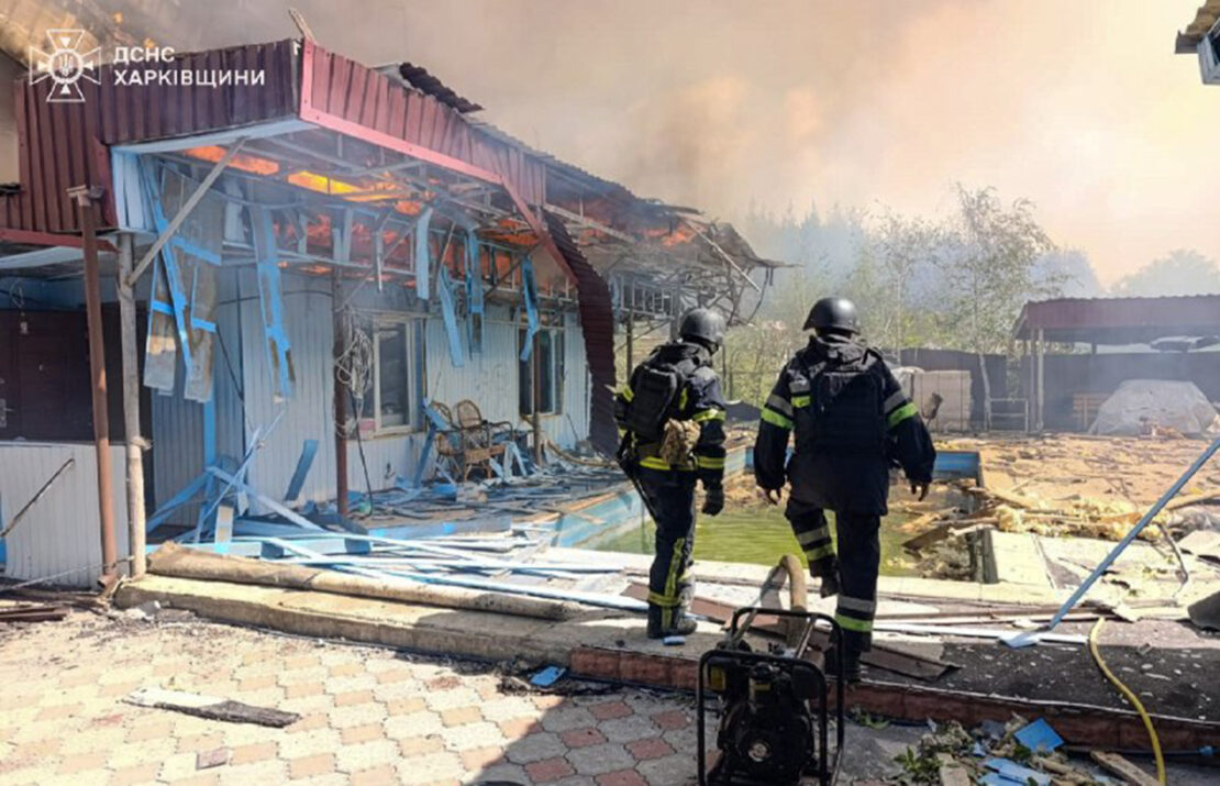 Удар по селу Підлиман на Харківщині: сталася пожежа
