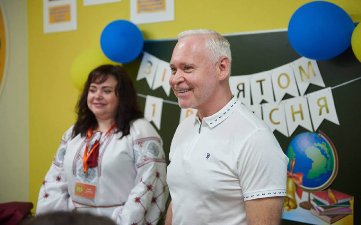 В День знань мер Харкова завітав в одну з підземних шкіл