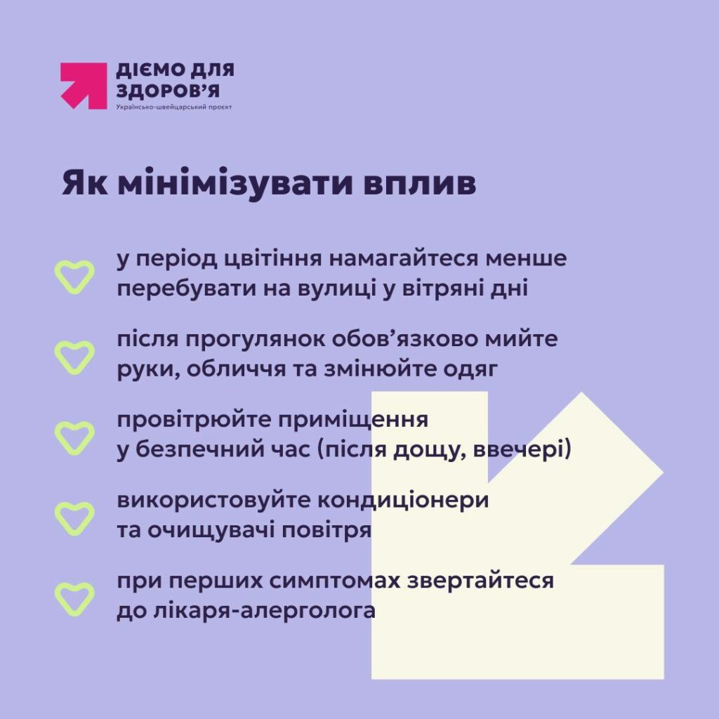 Алергія на амброзію: як розпізнати симптоми та діяти