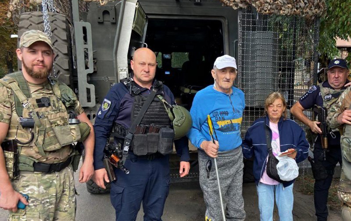 З Куп'янська на Харківщині евакуювали пораненого чоловіка