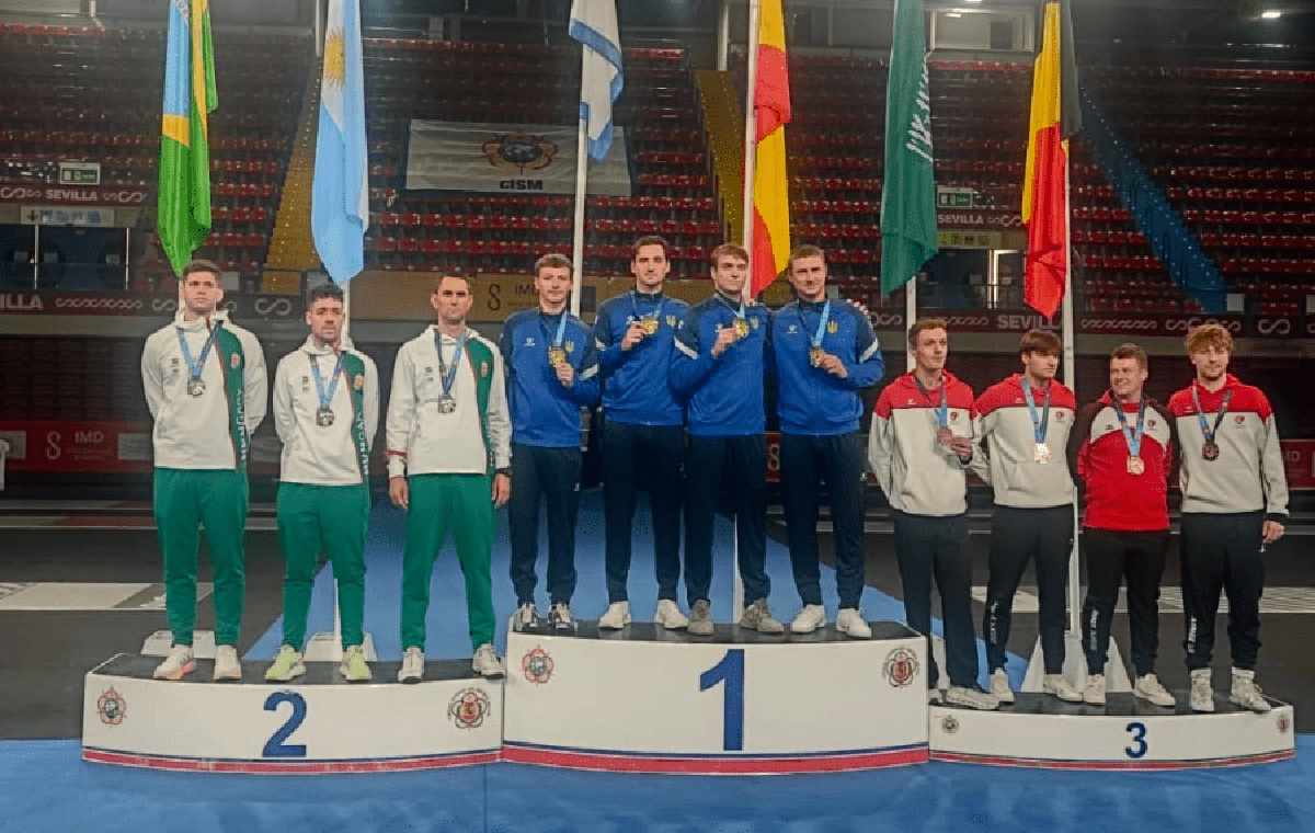 Українські шпажисти стали чемпіонами світу серед військових