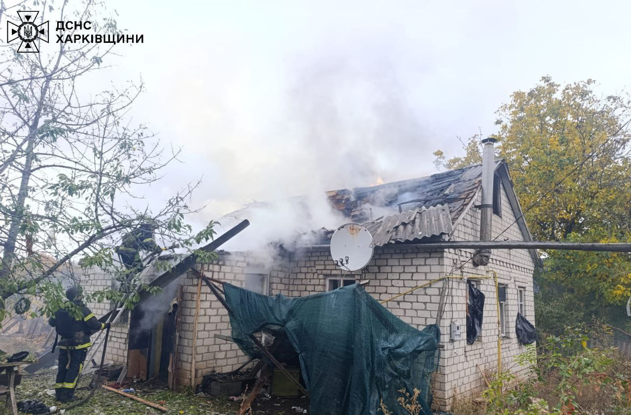 Удар по селу Гороховатка на Харківщині: сталася пожежа