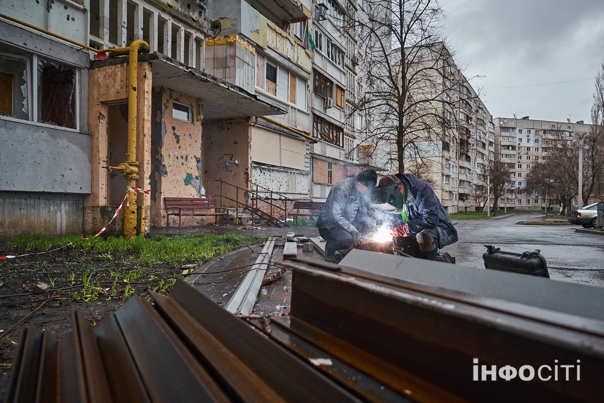 У Харкові цьогоріч вже відновили 150 будинків, пошкоджених обстрілами