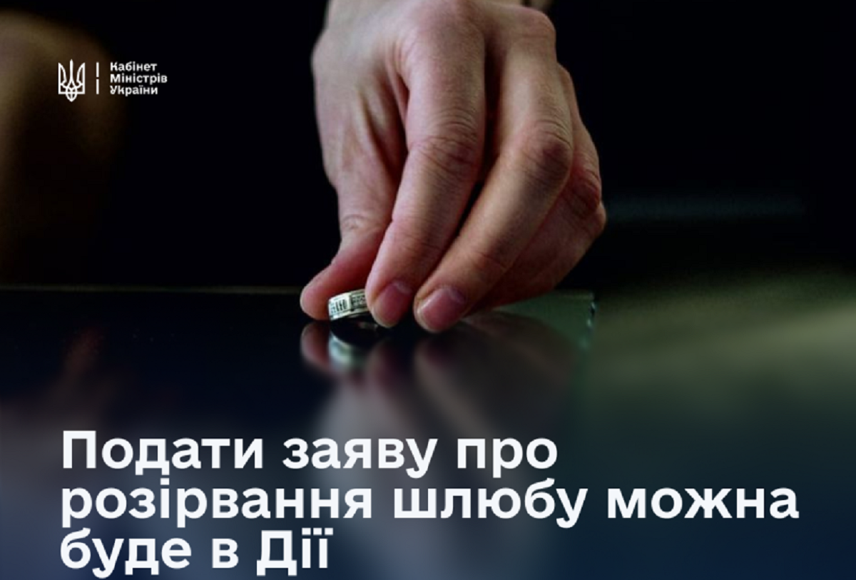 Розлучення в Дії: послуга з’явиться в 2026 році
